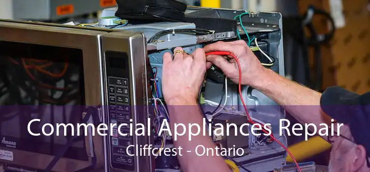 Commercial Appliances Repair Cliffcrest - Ontario