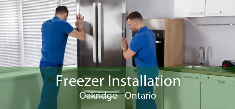 Freezer Installation Oakridge - Ontario