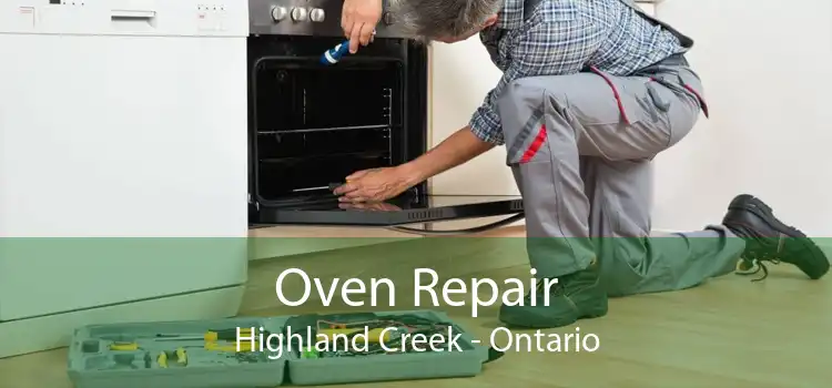 Oven Repair Highland Creek - Ontario