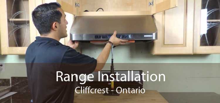 Range Installation Cliffcrest - Ontario
