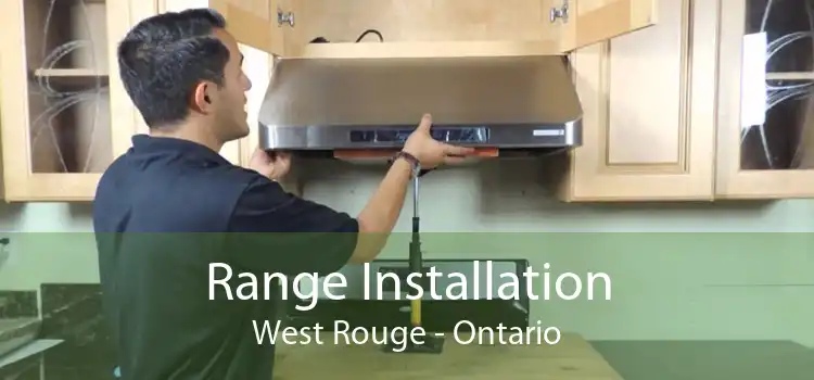 Range Installation West Rouge - Ontario